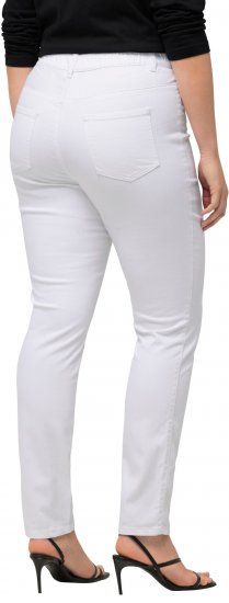 Ulla Popken Sienna Stretch Twill Jeggings Snow White - Jeans & Pantaloni Donna Taglie Comode – Plus Size - Jeans e Pantaloni Donna, EU 42-70