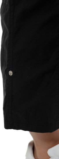 Ulla Popken Roll Tab Hem Stretch Cargo Pants Black - Jeans & Pantaloni Donna Taglie Comode – Plus Size - Jeans e Pantaloni Donna, EU 42-70