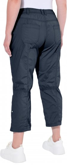 Ulla Popken Roll Tab Hem Stretch Cargo Pants Navy - Jeans & Pantaloni Donna Taglie Comode – Plus Size - Jeans e Pantaloni Donna, EU 42-70