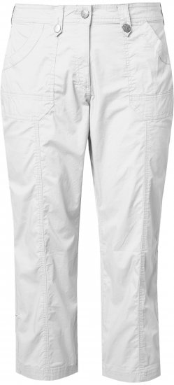 Ulla Popken Roll Tab Hem Stretch Cargo Pants White - Jeans & Pantaloni Donna Taglie Comode – Plus Size - Jeans e Pantaloni Donna, EU 42-70