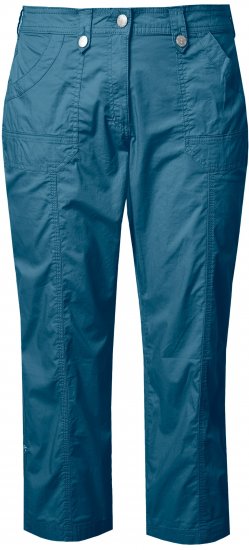 Ulla Popken Roll Tab Hem Stretch Cargo Pants Blue - Jeans & Pantaloni Donna Taglie Comode – Plus Size - 
