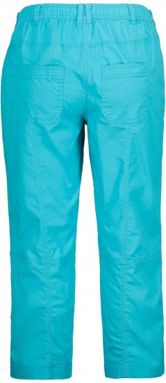 Ulla Popken Roll Tab Hem Stretch Cargo Pants Deep Aqua - Jeans & Pantaloni Donna Taglie Comode – Plus Size - Jeans e Pantaloni Donna, EU 42-70