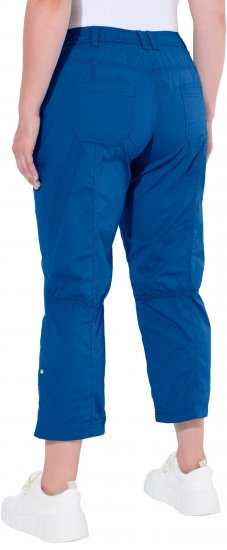 Ulla Popken Roll Tab Hem Stretch Cargo Pants Blue - Jeans & Pantaloni Donna Taglie Comode – Plus Size - Jeans e Pantaloni Donna, EU 42-70