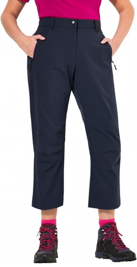 Ulla Popken Functional Sport Quick Dry Stretch Crop Pants Navy Blue - Jeans & Pantaloni Donna Taglie Comode – Plus Size - Jeans e Pantaloni Donna, EU 42-70