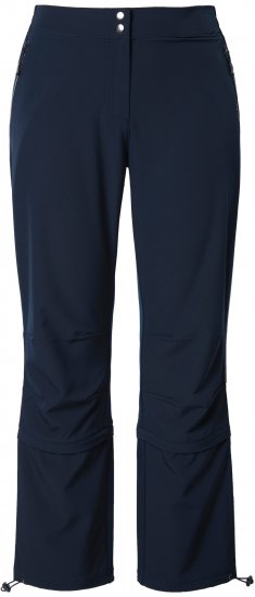 Ulla Popken Zip Off Reflective Detail Funtional Powerstretch Pants Navy - Jeans & Pantaloni Donna Taglie Comode – Plus Size - Jeans e Pantaloni Donna, EU 42-70