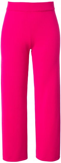Ulla Popken Fine Sweater Knit Wide Leg Pants Red - Jeans & Pantaloni Donna Taglie Comode – Plus Size - Jeans e Pantaloni Donna, EU 42-70