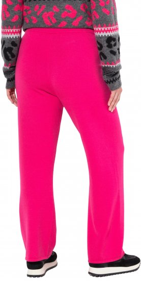 Ulla Popken Fine Sweater Knit Wide Leg Pants Red - Jeans & Pantaloni Donna Taglie Comode – Plus Size - Jeans e Pantaloni Donna, EU 42-70