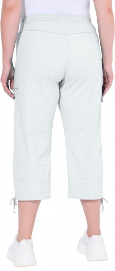 Ulla Popken Stretch Cotton Cargo Crop Pants Snow White - Jeans & Pantaloni Donna Taglie Comode – Plus Size - 