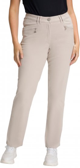 Ulla Popken Summer Pants Mony Beige - Jeans & Pantaloni Donna Taglie Comode – Plus Size - 