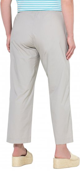 Ulla Popken Wide Leg Ruby Fit Stretch Chino Pants Pebble - Jeans & Pantaloni Donna Taglie Comode – Plus Size - 