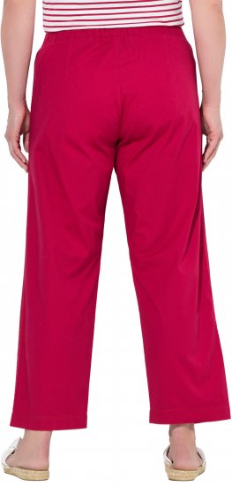 Ulla Popken Wide Leg Ruby Fit Stretch Chino Pants Salsa - Jeans & Pantaloni Donna Taglie Comode – Plus Size - Jeans e Pantaloni Donna, EU 42-70