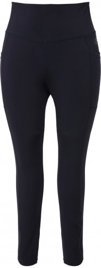 Ulla Popken High Waist Quick Dry Recycled Stretch Leggings Grey - Jeans & Pantaloni Donna Taglie Comode – Plus Size - 