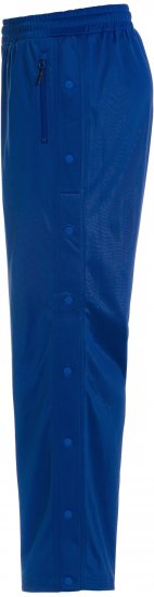 Ulla Popken Snap Placket Side Seam Wide Leg Recycled Polyester Knit Joggers Blue - Jeans & Pantaloni Donna Taglie Comode – Plus Size - 