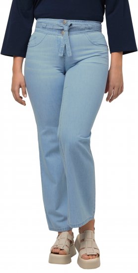 Ulla Popken Soft Denim Wide Leg Jeans Blue Denim - Jeans & Pantaloni Donna Taglie Comode – Plus Size - 