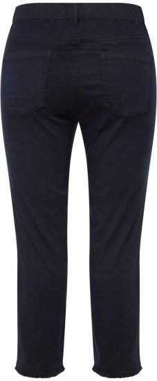 Ulla Popken Stretch Blend Bengaline Pants Navy - Jeans & Pantaloni Donna Taglie Comode – Plus Size - 