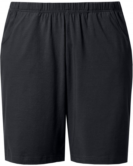 Ulla Popken Stretch Knit Bermuda Shorts Black - Jeans & Pantaloni Donna Taglie Comode – Plus Size - 