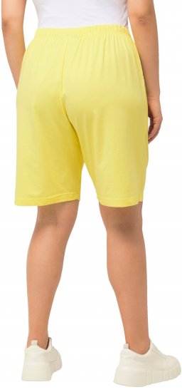 Ulla Popken Stretch Knit Bermuda Shorts Orange - Jeans & Pantaloni Donna Taglie Comode – Plus Size - 