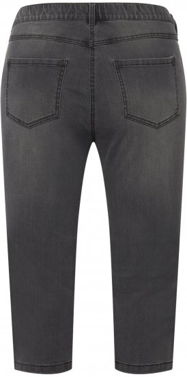 Ulla Popken Basic Capri Sarah Fit Jeans Gray - Jeans & Pantaloni Donna Taglie Comode – Plus Size - Jeans e Pantaloni Donna, EU 42-70