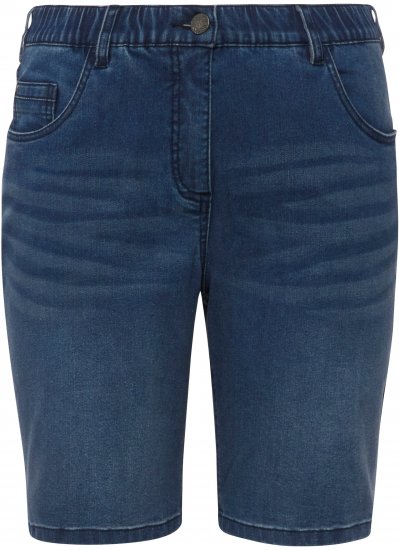 Ulla Popken Basic Denim Mandy Bermuda Shorts Light Blue Denim - Jeans & Pantaloni Donna Taglie Comode – Plus Size - 