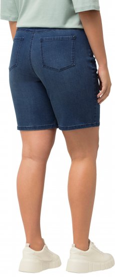 Ulla Popken Basic Denim Mandy Bermuda Shorts Light Blue Denim - Jeans & Pantaloni Donna Taglie Comode – Plus Size - 