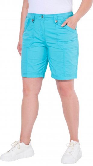Ulla Popken Cargo Bermuda Shorts Blue - Jeans & Pantaloni Donna Taglie Comode – Plus Size - 