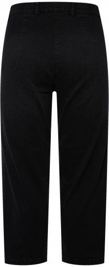 Ulla Popken Cropped Stretch Blend Mony Jeans Black - Jeans & Pantaloni Donna Taglie Comode – Plus Size - 