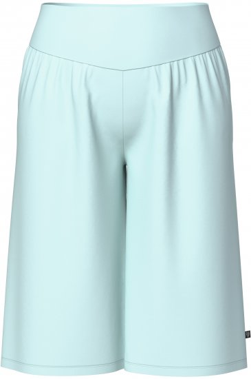 Ulla Popken Wide Leg Flared Bermuda Shorts Blue - Jeans & Pantaloni Donna Taglie Comode – Plus Size - 