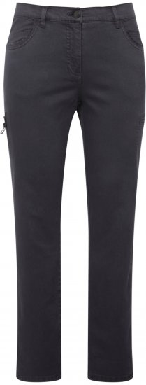 Ulla Popken Stretch Fit 6 Pocket Cargo Pants Black - Jeans & Pantaloni Donna Taglie Comode – Plus Size - 