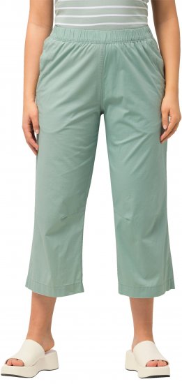 Ulla Popken Cropped Ruby Fit Pants Moss Green - Jeans & Pantaloni Donna Taglie Comode – Plus Size - Jeans e Pantaloni Donna, EU 42-70