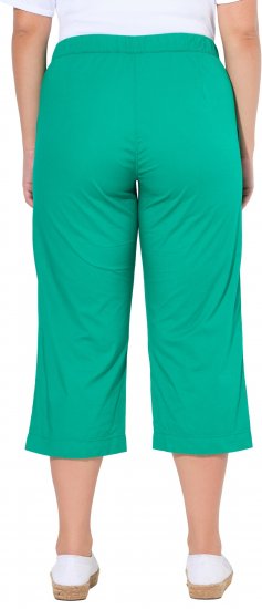 Ulla Popken Cropped Ruby Fit Pants Emerald Green - Jeans & Pantaloni Donna Taglie Comode – Plus Size - 