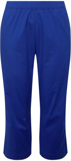 Ulla Popken Cropped Ruby Fit Pants Blue - Jeans & Pantaloni Donna Taglie Comode – Plus Size - 