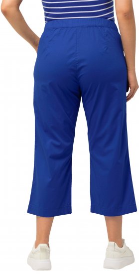 Ulla Popken Cropped Ruby Fit Pants Blue - Jeans & Pantaloni Donna Taglie Comode – Plus Size - 