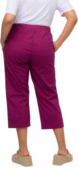 Ulla Popken Cropped Ruby Fit Pants Magnolia Red - Jeans & Pantaloni Donna Taglie Comode – Plus Size - 