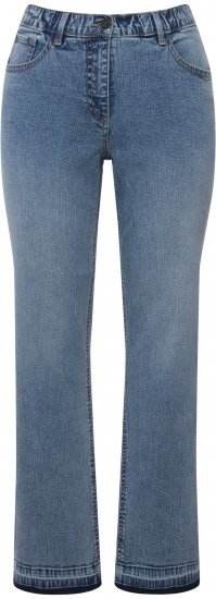Ulla Popken Wide Leg Stretch Fit Mandy Jeans Light Blue Denim - Jeans & Pantaloni Donna Taglie Comode – Plus Size - 