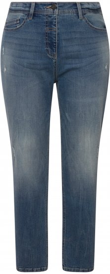 Ulla Popken Thermal Mom Jeans Blue Denim - Jeans & Pantaloni Donna Taglie Comode – Plus Size - 