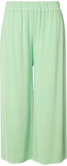 Ulla Popken Layered Chiffon Wide Leg Pants Green - Jeans & Pantaloni Donna Taglie Comode – Plus Size - Jeans e Pantaloni Donna, EU 42-70