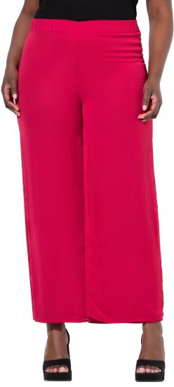 Ulla Popken Layered Chiffon Wide Leg Pants - Jeans & Pantaloni Donna Taglie Comode – Plus Size - 