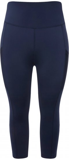 Ulla Popken Cropped High Waisted Leggings Navy - Jeans & Pantaloni Donna Taglie Comode – Plus Size - Jeans e Pantaloni Donna, EU 42-70