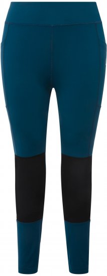 Ulla Popken High Waisted Hiking Leggings Blue - Jeans & Pantaloni Donna Taglie Comode – Plus Size - 