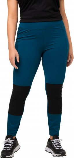 Ulla Popken High Waisted Hiking Leggings Blue - Jeans & Pantaloni Donna Taglie Comode – Plus Size - 
