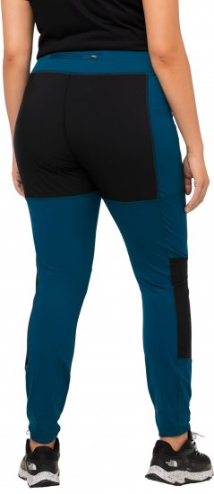 Ulla Popken High Waisted Hiking Leggings Blue - Jeans & Pantaloni Donna Taglie Comode – Plus Size - 