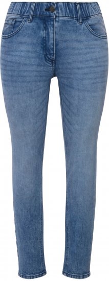 Ulla Popken Distressed Wash Jeans Blue - Jeans & Pantaloni Donna Taglie Comode – Plus Size - Jeans e Pantaloni Donna, EU 42-70