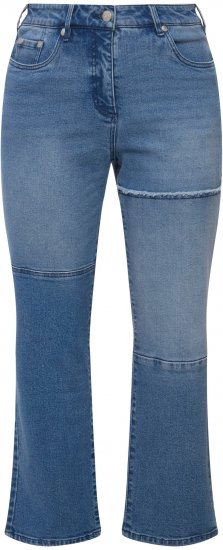 Ulla Popken Patchwork Jeans Blue - Jeans & Pantaloni Donna Taglie Comode – Plus Size - Jeans e Pantaloni Donna, EU 42-70