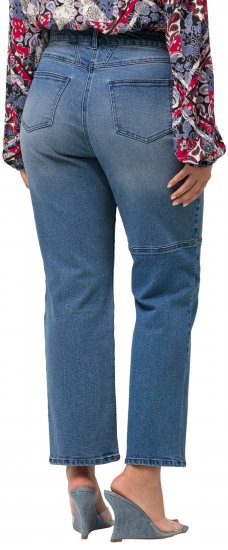 Ulla Popken Patchwork Jeans Blue - Jeans & Pantaloni Donna Taglie Comode – Plus Size - Jeans e Pantaloni Donna, EU 42-70