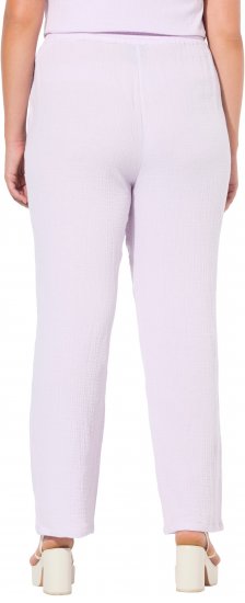 Ulla Popken Muslin Pull On Pants Purple - Jeans & Pantaloni Donna Taglie Comode – Plus Size - Jeans e Pantaloni Donna, EU 42-70