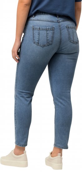 Ulla Popken Rhinestone Detail Stretch Fit Skinny Jeans Blue - Jeans & Pantaloni Donna Taglie Comode – Plus Size - 