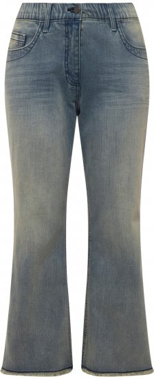 Ulla Popken Fringed Leg Mandy Jeans Blue - Jeans & Pantaloni Donna Taglie Comode – Plus Size - Jeans e Pantaloni Donna, EU 42-70