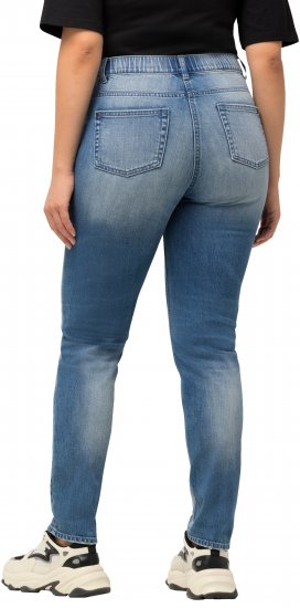 Ulla Popken Distressed Stretch Fit Sarah Jeans Blue - Jeans & Pantaloni Donna Taglie Comode – Plus Size - 