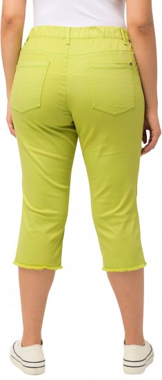 Ulla Popken Stretch Fit Raw Hem Capris Pistachio - Jeans & Pantaloni Donna Taglie Comode – Plus Size - Jeans e Pantaloni Donna, EU 42-70