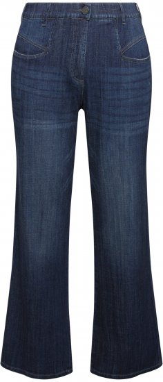 Ulla Popken Bootcut Stretch Fit Jeans Blue - Jeans & Pantaloni Donna Taglie Comode – Plus Size - 